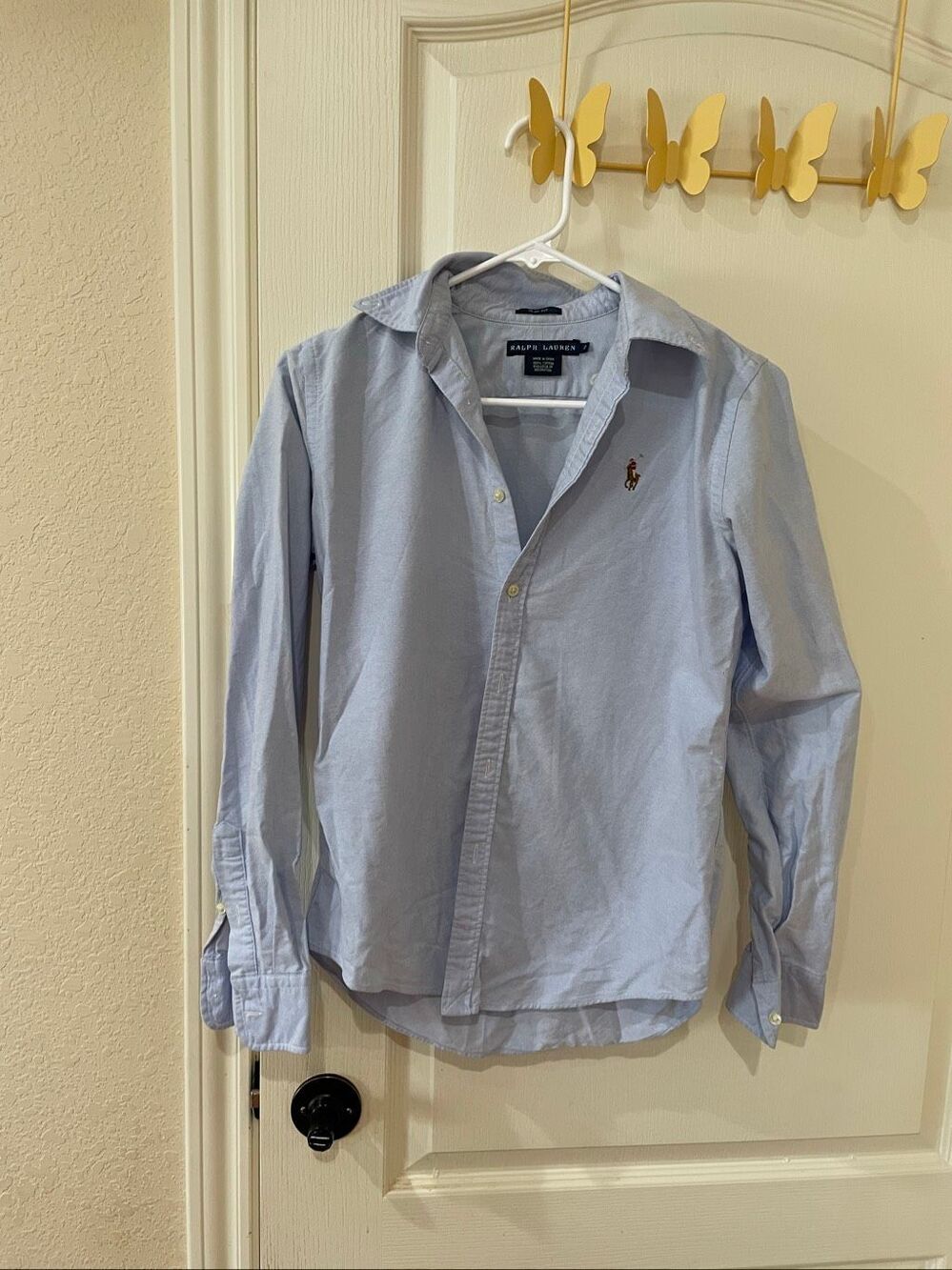 Ralph Lauren Slim Fit Oxford Shirt Size 2 - Picture 3 of 8